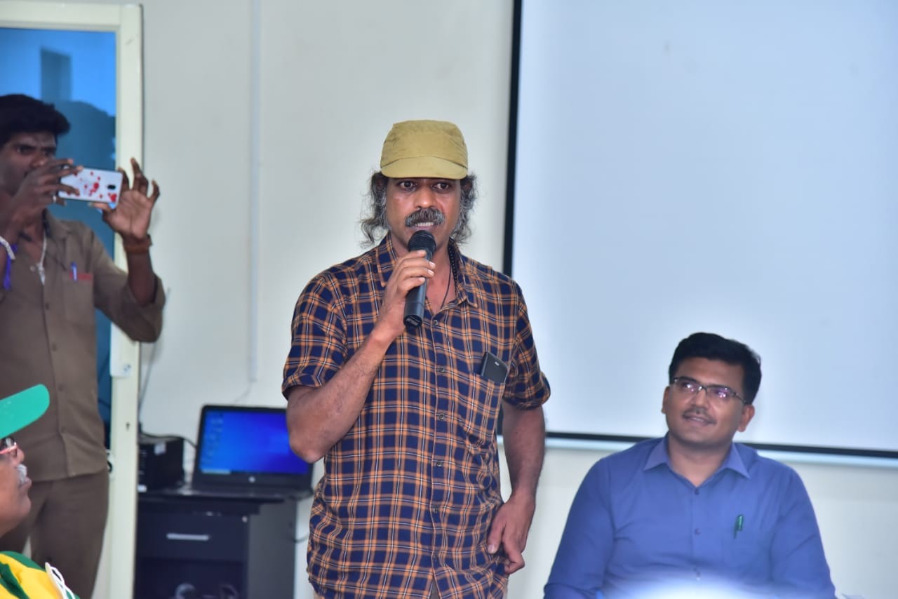 Mr Win Nidhi giving his feedback about the programme